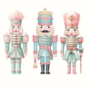 Pastel Christmas Nutcracker Soldier Design for Christmas - Etsy