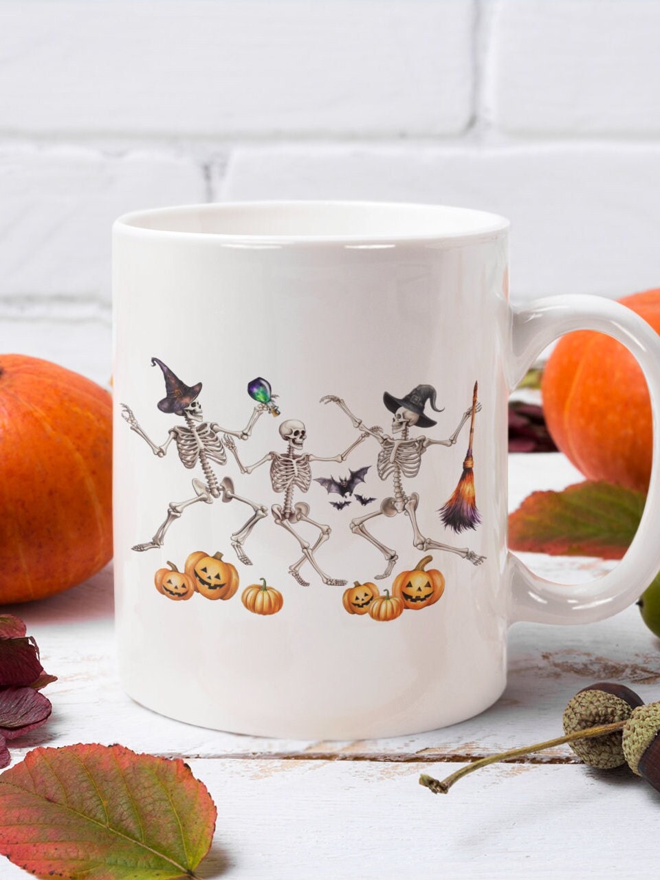 Dancing Skeletons Mug Skeleton Couple Spooky Season Mug Goth - Temu