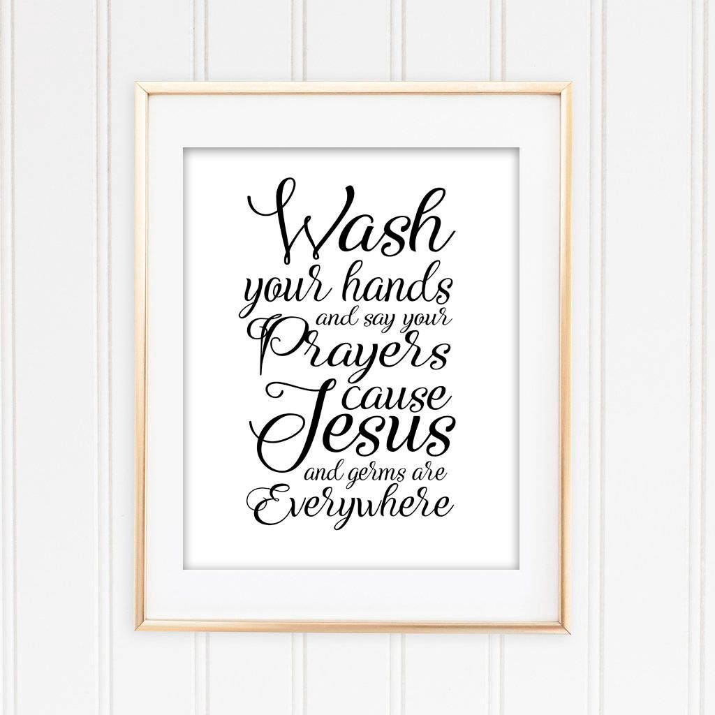 House Decor Clean Your Fingers Say Your Prayers Toilet Wall Artwork Rest room Printable Wall Artwork Quotation Typography Printable Progressive Wall Artwork graphic about Wash Your Hands and Say Your Prayers Printable titled Residence Decor Clean Your Arms Say Your Prayers Toilet Wall Artwork Rest room Printable Wall Artwork Estimate Typography Printable Revolutionary Wall Artwork
