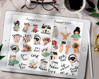 Financial GoodNotes, Digital Planning, Money Illustration, Payment Icons, Budget List GoodNotes Stickers, GoodNotes Planner Finance Design