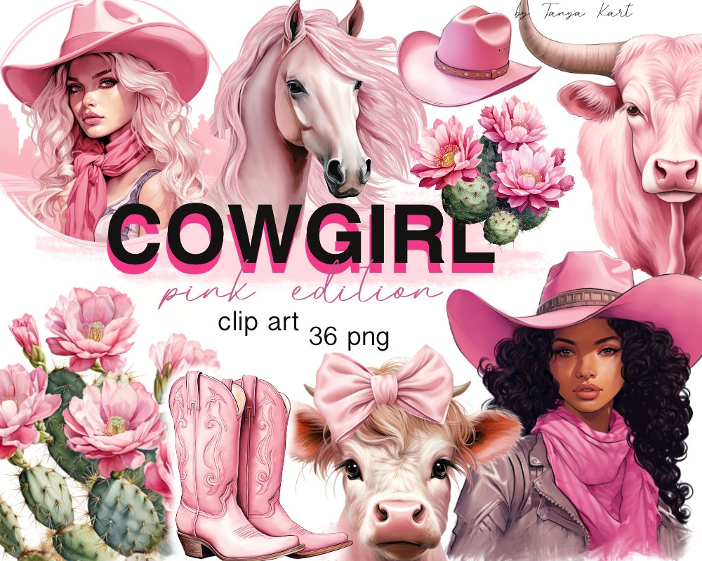 Let's Go Girls | Pink Cowboy Cowgirl Rodeo Hat Preppy Aesthetic  Bachelorette Party | HOWDY Y'ALL | White Background | Tapestry