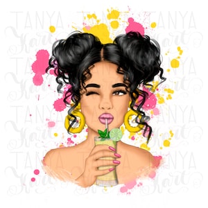Desenhos de sublimação de PNG de mulher colorida, mulher bonita, design digital, PNG para sublimação, garota morena, respingos coloridos, arte de camisa de menina