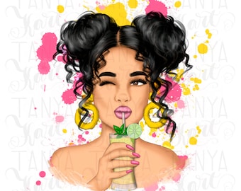 Colorful Woman Png Sublimation Designs, Beautiful Woman, Digital Design,Png For Sublimation,Brunette Girl,Colorful Splatters, Girl Shirt Art