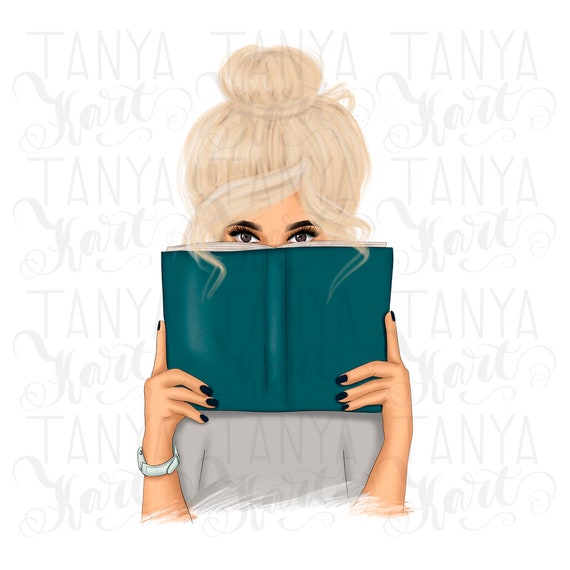 Sublimation Designs, Planner T-Shirt, Book Lover Png, Bookish Png, Blonde Woman, Png For Transferring, Reading Sublimation, Sublimation Png