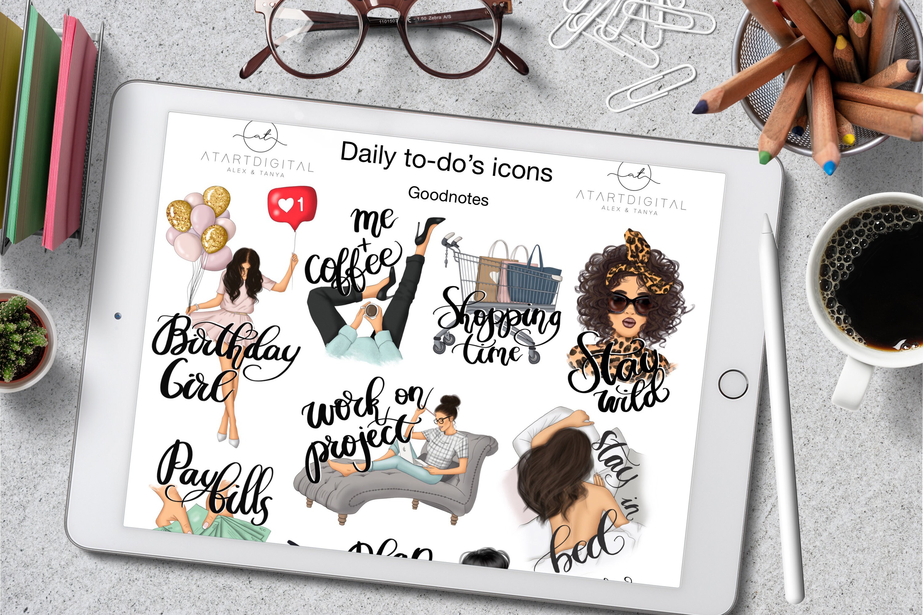 Goodnotes Sticker Free Download ในปี 2021 5EE