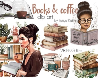 Bookish Clipart, Reading PNG, Booktrovert Illustration, Bookaddicted, Stack Of Books, Book Lover Clipart,Reading Clipart,Books Illustrations