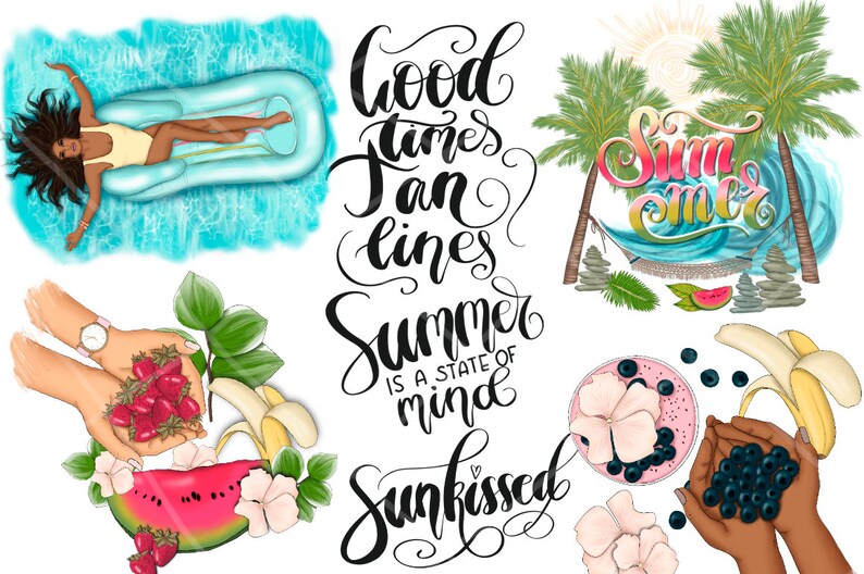 Download Summer Clipart Beach Clipart Summer Clipart Scene Planner Clipart Vacation Clipart Summer Graphics Sea Clipart Travel