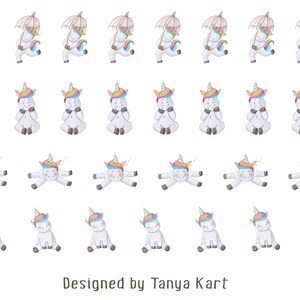 Printable Stickers, Unicorn Stickers, Unicorn Planner Stickers, Life ...