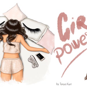 Makeup PNG Clipart: Fashion Girl Power Illustrations (72 Files) image 4