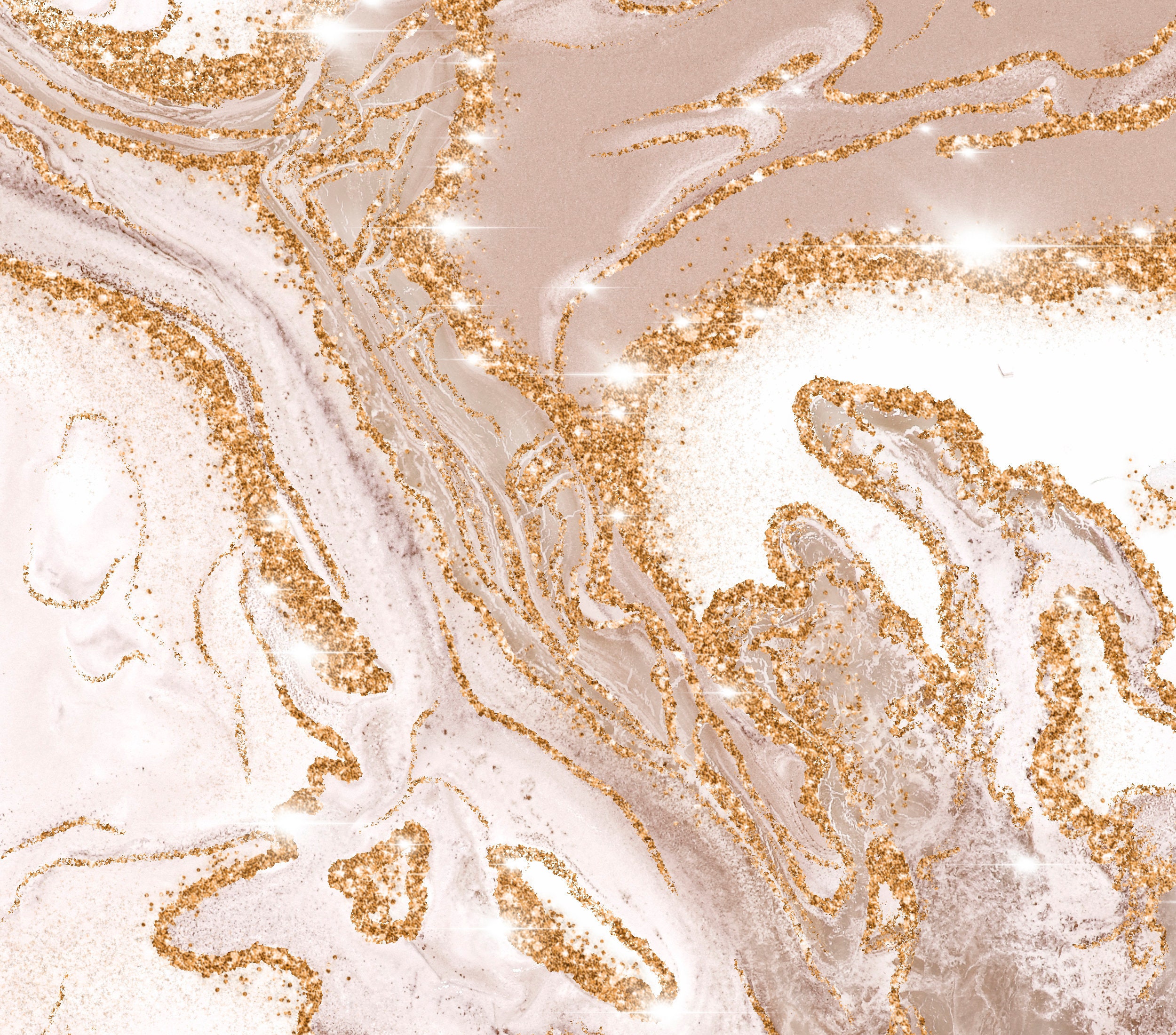 Marble Paper Beige and Gold Paper Digital Paper Scrapbook Etsy