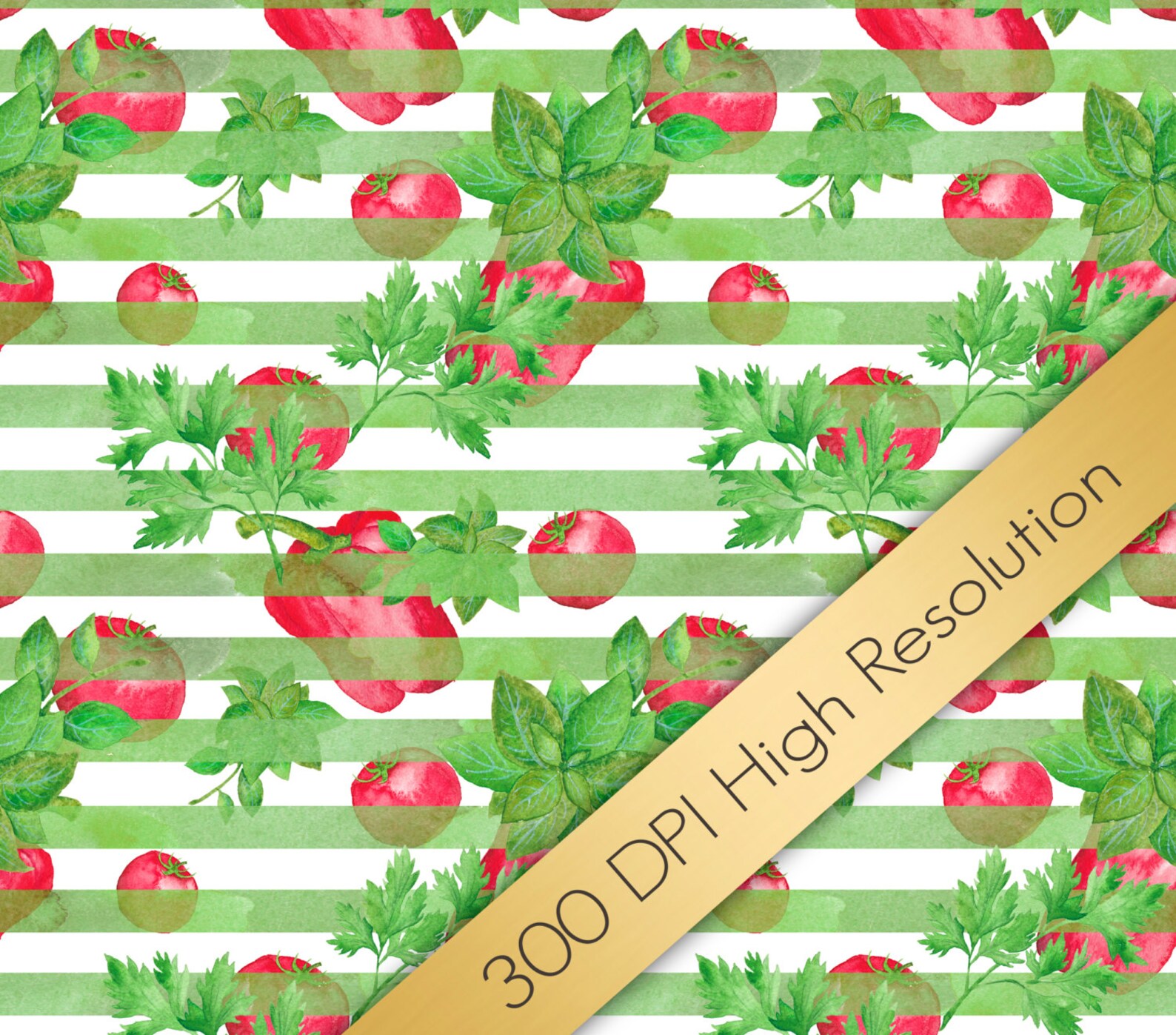 Vegetable Pack Green Papers Herbs Illustration Veggies Etsy