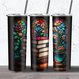 Dark Sublimation, Skinny Tumbler Wrap, Digital Design, Vintage Book Pages, 20Oz Tumbler Design