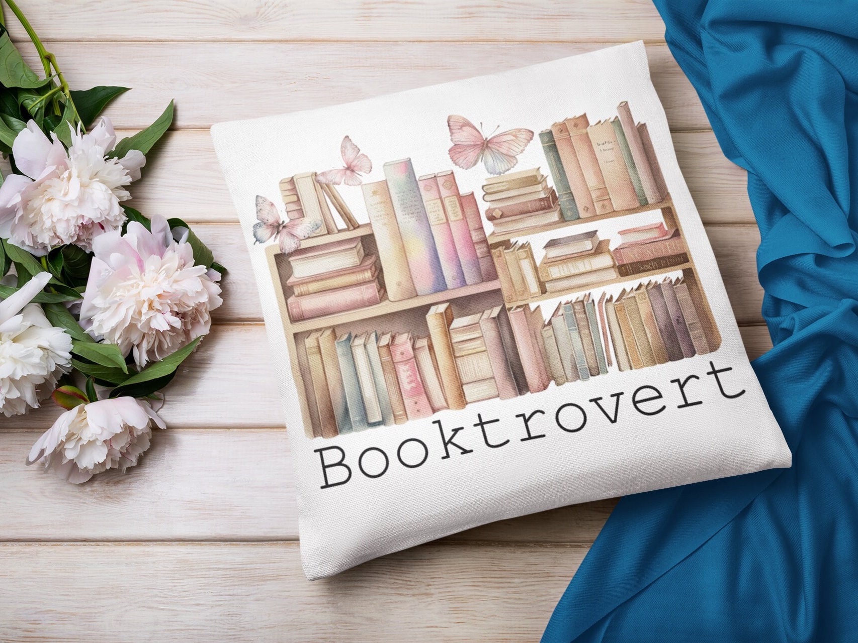 Booktrovert Png Instant Download for Book Lovers, Bookaholic Image for ...