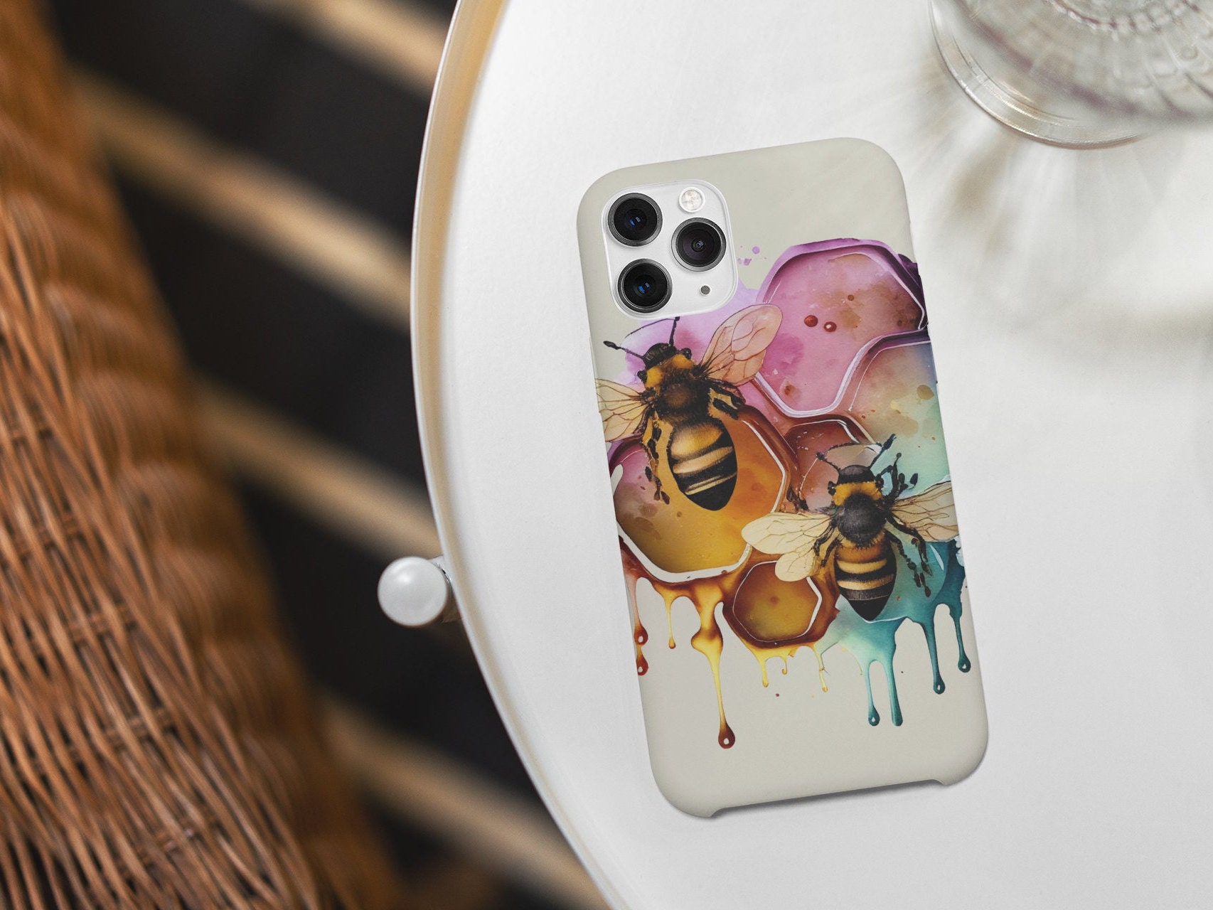 Bee Watercolor Mouse Pad Sublimation Graphic by shishkovaiv · Creative  Fabrica