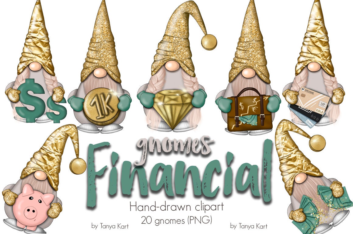 Clipart Scandinavische financiële kabouters: plannerstickers (digitale  png-download) - Etsy België, image size:1160x772
