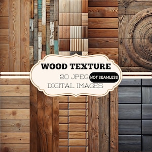 Carta digitale con texture in legno, sfondo in legno rustico, venature del legno vintage per scrapbooking e artigianato digitale
