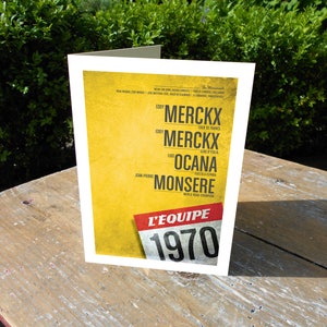 Cartes de voeux pour l'année du cyclisme_Quelle est votre année !