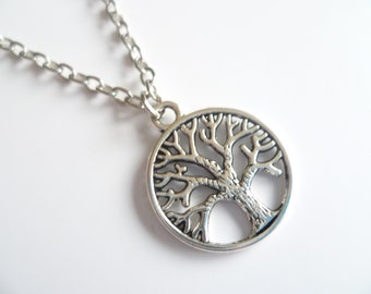 Collana con Albero della Vita in Argento: ciondolo pagano