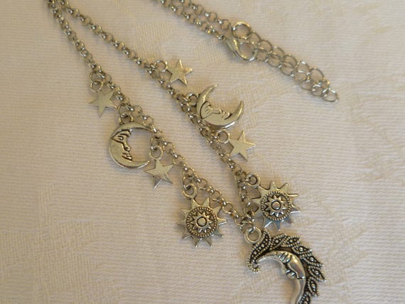 collier lune soleil etoile collier lune soleil etoile