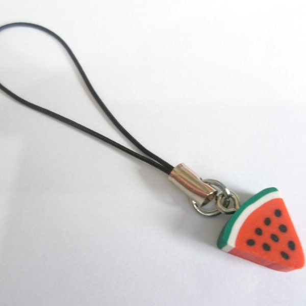 Watermelon phone charm,mobile accessory,gift for her,cell phone,phone accessory,uk seller,watermelon charm,stocking filler