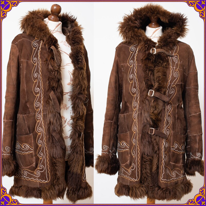 Hippie Embroidered Handmade Coat