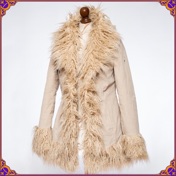 AMAZING 70s Inspired AFGHAN COAT! Vintage Penny Lane Faux