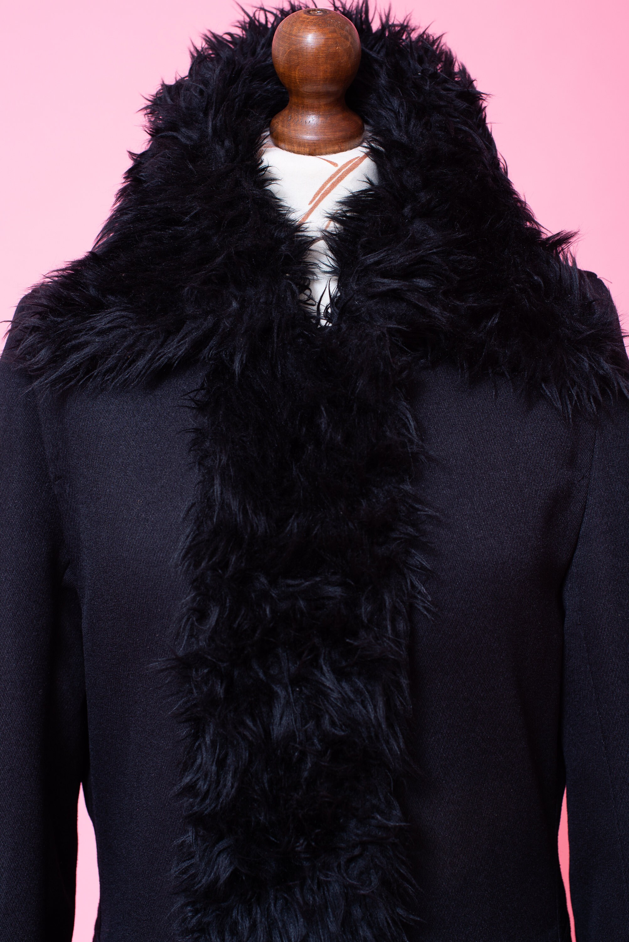 Shaggy 70s Faux Fur Hippie Coat. Penny Lane Coat. Fluffy Y2k Black Vegan Coat. Woodstock Afghan Boehmian Jacket. 70s Style Vegan. Size S M Etsy UK