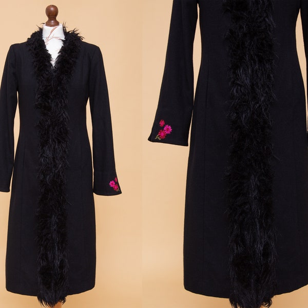 Modern British Retro Embroidered Coat