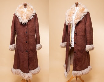 Vintage INSANE GORGEOUS Penny Lane 60s 70s shearling sheepskin princess coat. One of a kind! Penny Lane afghan 1960s Coat