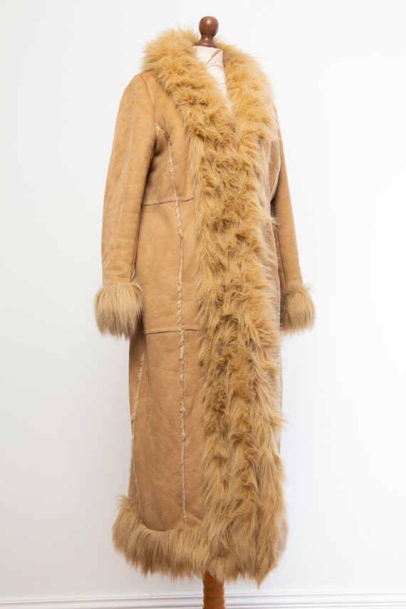 ICONIC Penny Lane 70s afghan boho maxi coat! Vint… - image 8