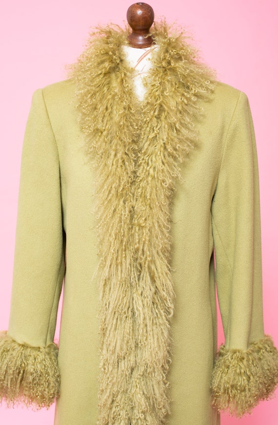 Shaggy 70s wool mongolian sheep fur coat. Penny L… - image 4