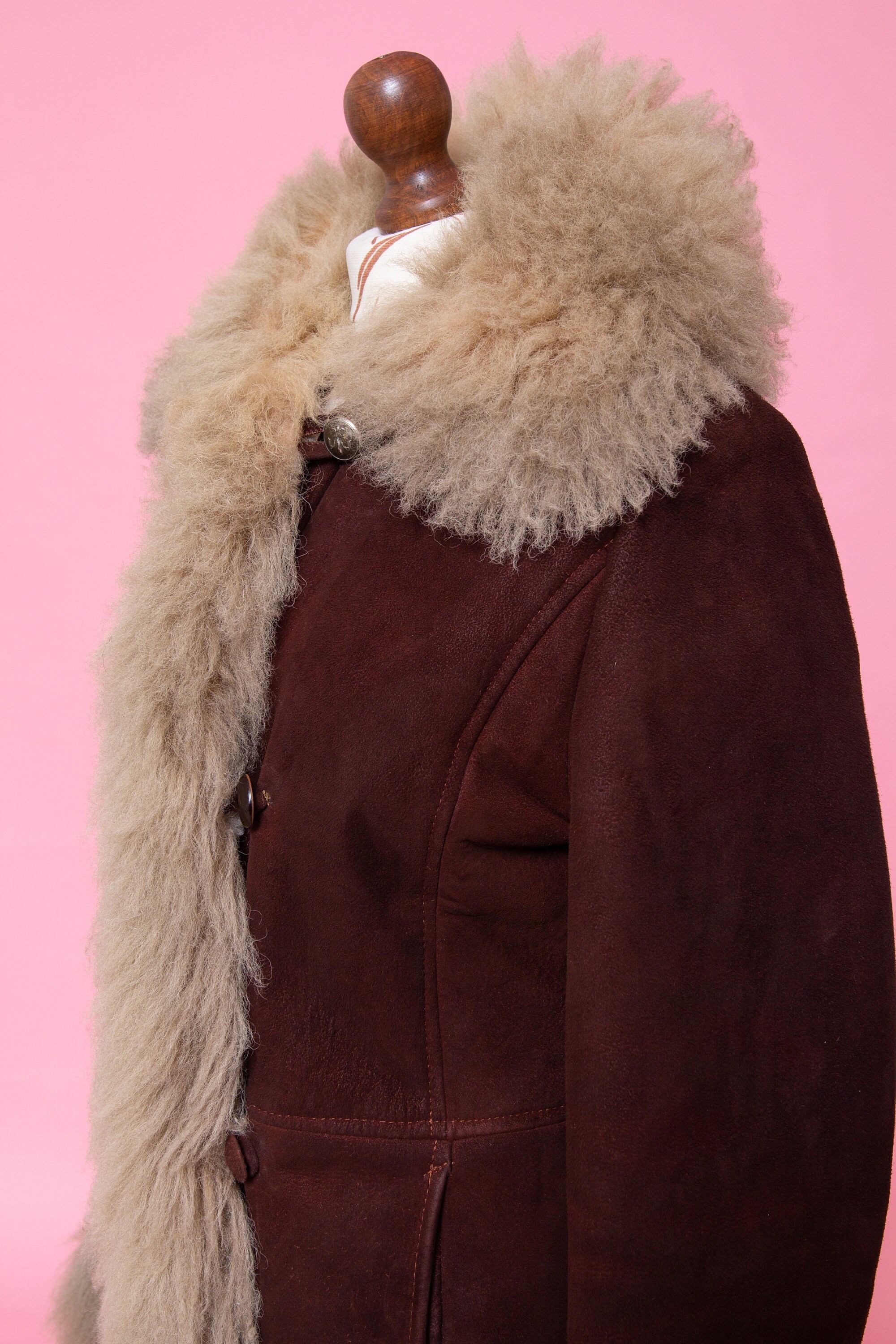 PENNY LANE COAT! Vintage 60s 70s Woodstock Sheepskin