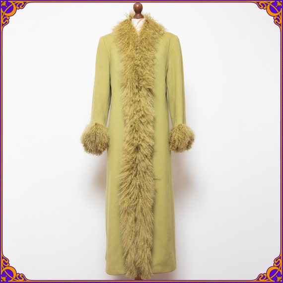 Shaggy 70s wool mongolian sheep fur coat. Penny L… - image 1