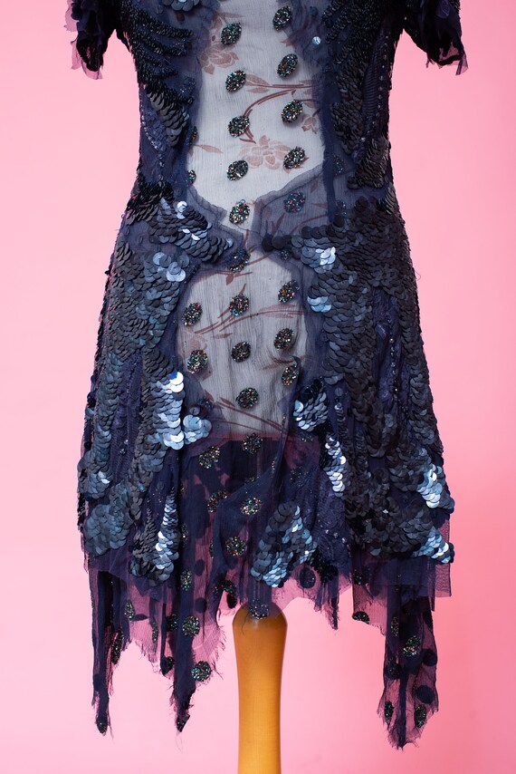 Rare MEADHAM KIRCHHOFF for TOPSHOP Sheer Sequin S… - image 4