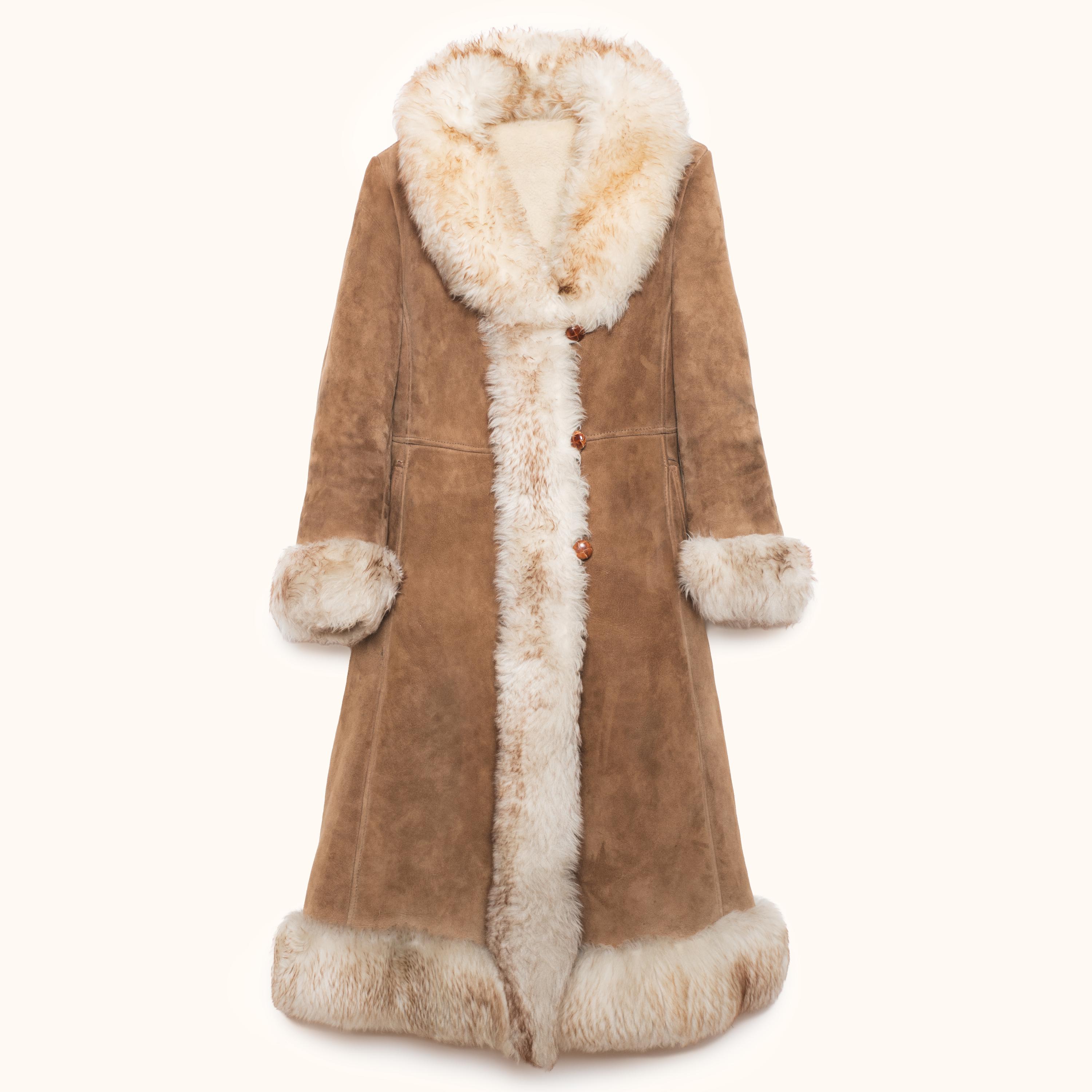 pamie sheep coat シープコート Vintage Penny Lane Shearling Princess Coat. Museum Worthy Curly