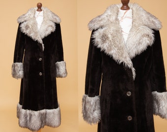 INSANE BEAUTIFUL Penny Lane coat! Vintage 60s 70s faux fur princess coat. One of a kind! So so amazing!