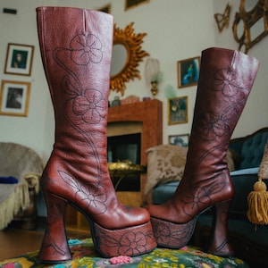 Buy 90s Platform Boots Online In India - Etsy India