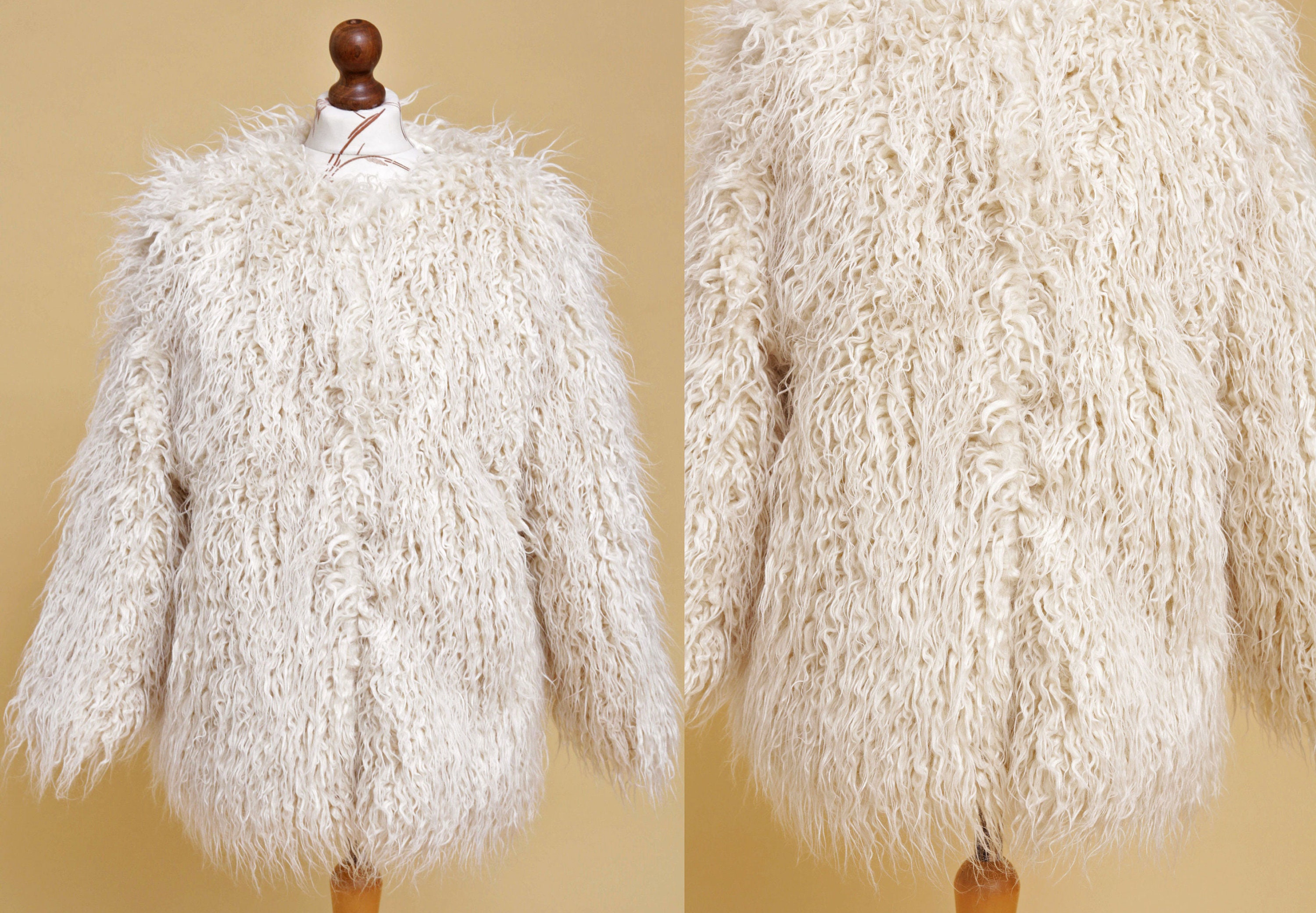 Studio 54 Fur Coat - Etsy