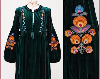 Black Velvet Embroidered Velvet Dress Zara Zara Dresses Zara Woman Velvet  Dress With Embroidery Poshmark