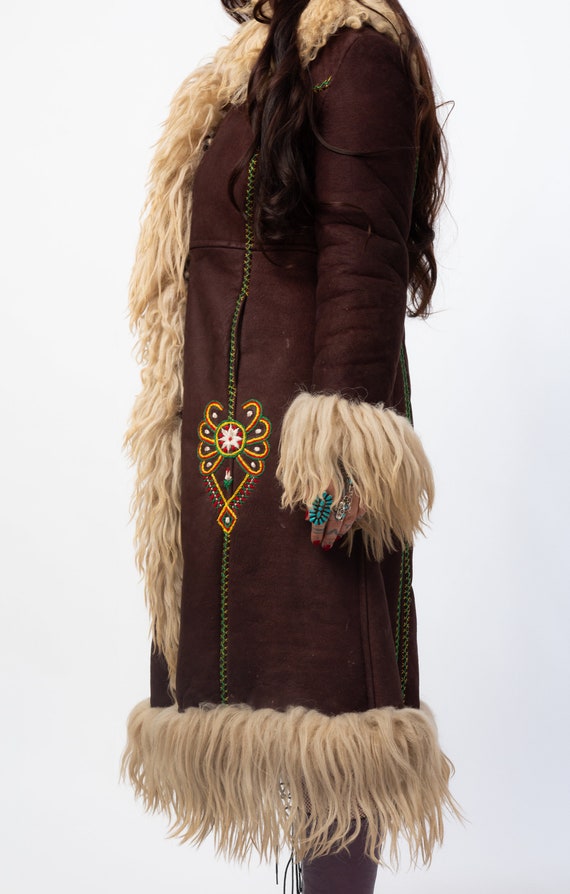 ULTRA RARE ICONIC museum worthy 60s 70s sheepskin… - image 4