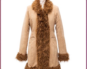 【スキズスキー様ご購入予定】レア品　Michel Alexis Parisコート 1980's Michel Alexis Leopard Faux Fur Coat - Size M - Etsy 日本