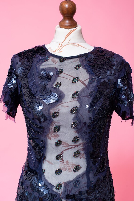 Rare MEADHAM KIRCHHOFF for TOPSHOP Sheer Sequin S… - image 3