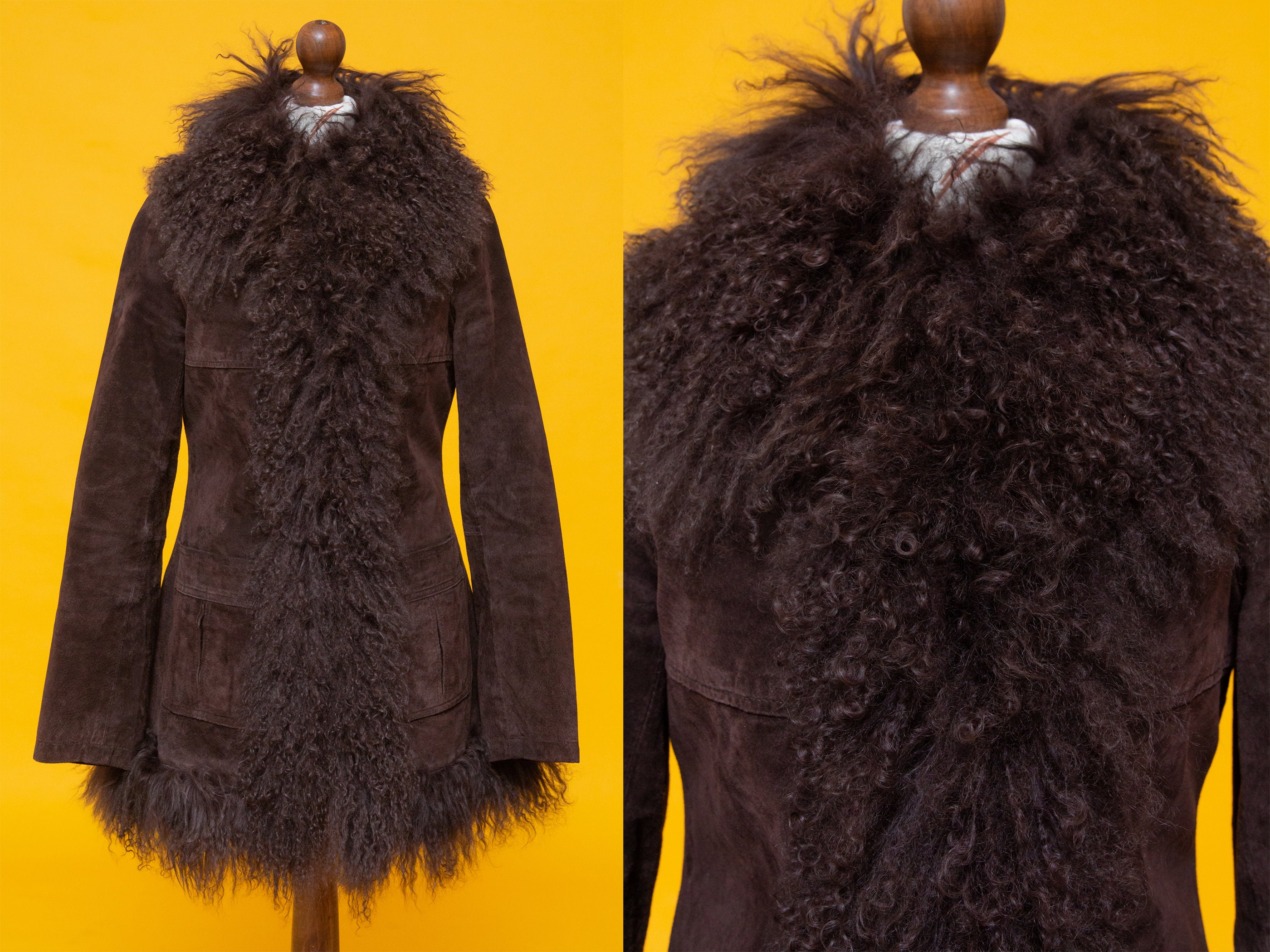 The Most Beautiful Penny Lane Suede Leather & Mongolian Lamb