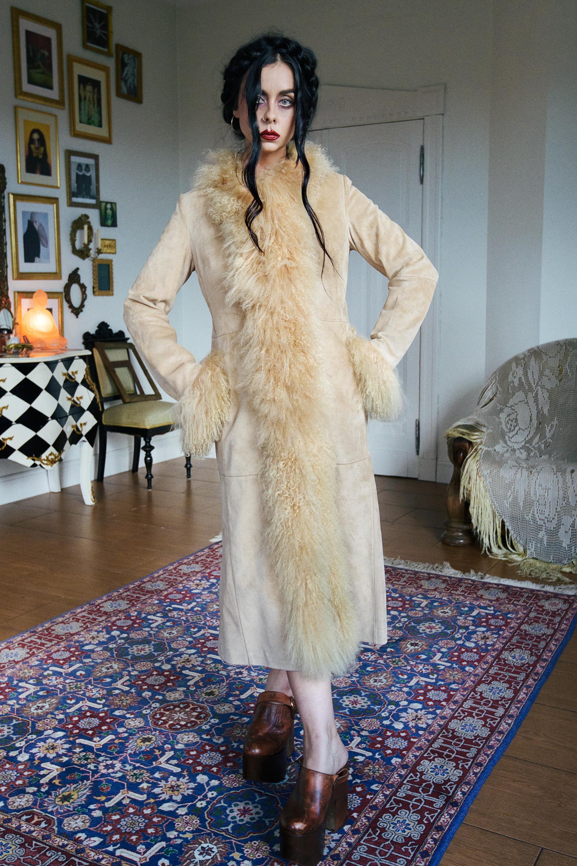 Vintage Llama Coat - Etsy UK