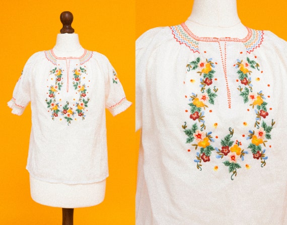 Penny Lane floral top ! Beautiful 1970s vintage P