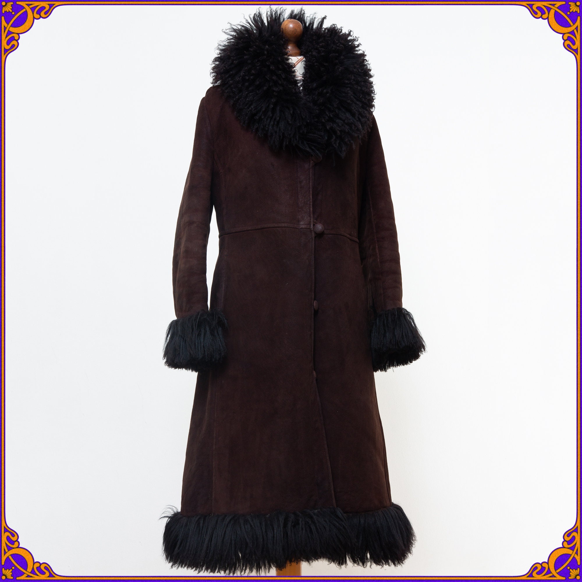 Écharpe Carrée Adrienne Landau - 100% Soie, Motif Géométrique Doré/marron/bordeaux - Neuf Avec étiquette