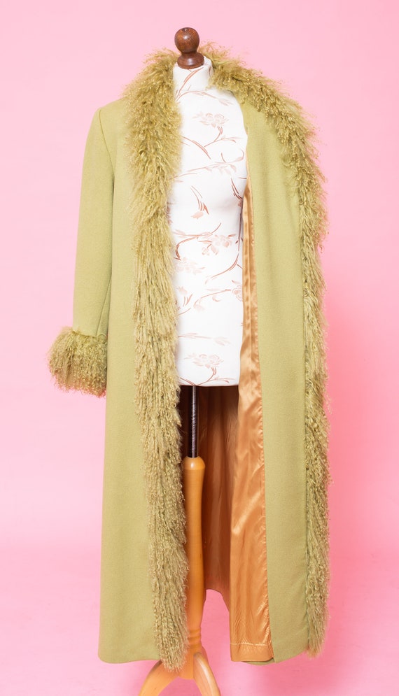 Shaggy 70s wool mongolian sheep fur coat. Penny L… - image 10