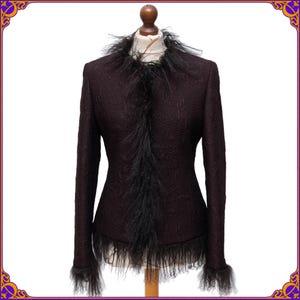 Vintage 60s 70s stylereal mongolian tibetan lamb fur jacket. Daisy Jones coat. Mongolian lamb fur coat. Size MEDIUM