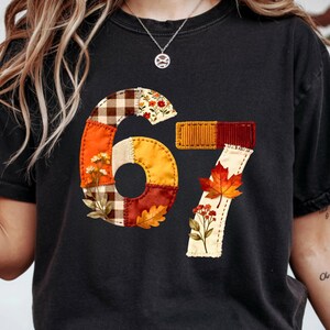 67 Patchwork Meme Fall PNG: Trendy Autumn Design, Retro Cozy Clipart (Digital Download)