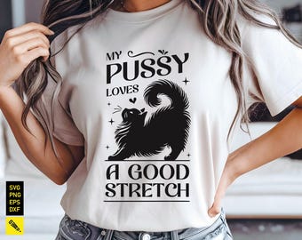 Archivo SVG divertido para amantes de los gatos: Diseño de camiseta de mamá gata atrevida (descarga digital)